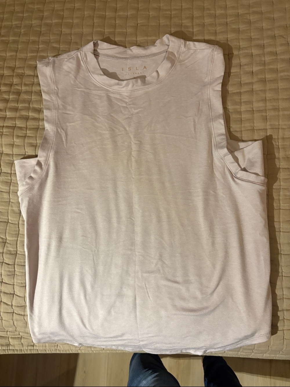 Soft Workout Tank Top in Light Pink